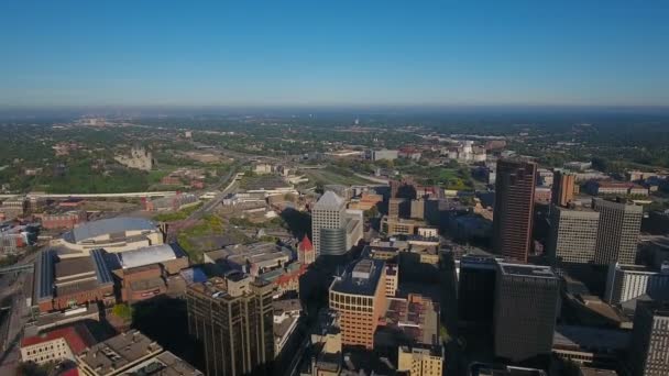 Aerial Video Saint Paul Minnesota — Stockvideo