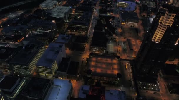 Video Aereo Della Città Des Moines Iowa — Video Stock