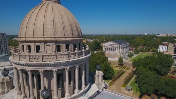 Aerial Video Jackson Mississippi — Stock Video