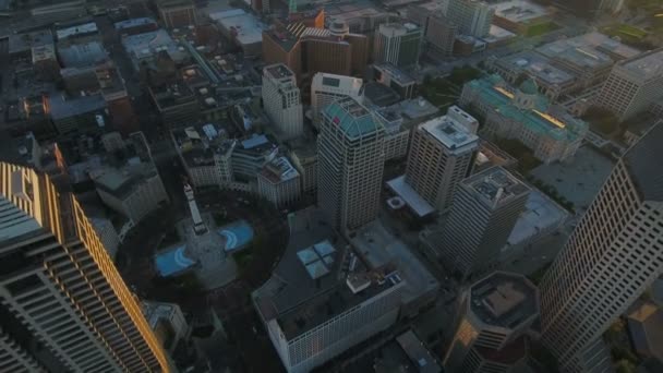 Luftbild Von Indianapolis Indien — Stockvideo