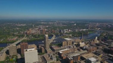 Minneapolis Minnesota hava video.