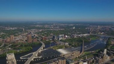 Minneapolis Minnesota hava video.
