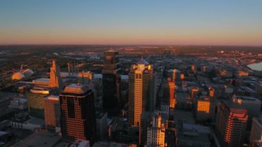 Kansas City 'nin Missouri' deki hava görüntüleri.