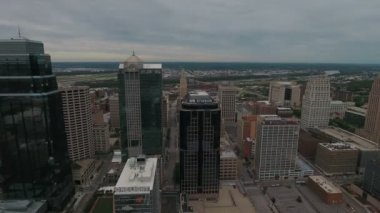 Kansas City 'nin Missouri' deki hava görüntüleri.
