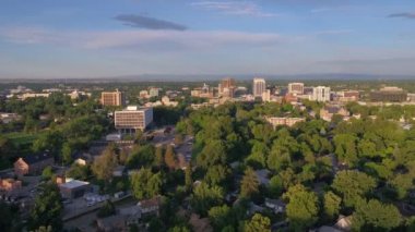 Şehir merkezindeki Boise Şehir güneşli bir hava Idaho.
