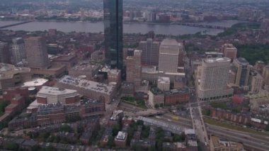 Downtown Boston güneşli bir hava video