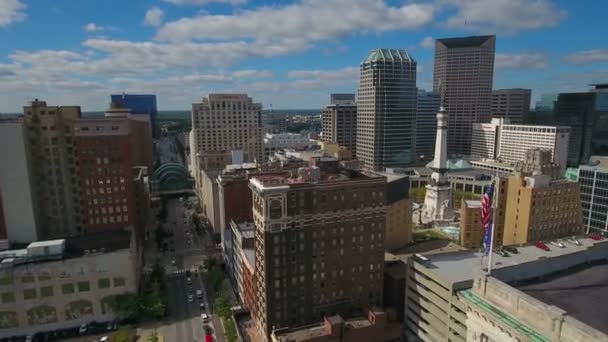 Aerial Video Indianapolis Indiana — Stock Video