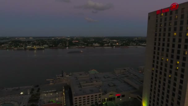 Aerial Video New Orleans Louisiana — Stockvideo