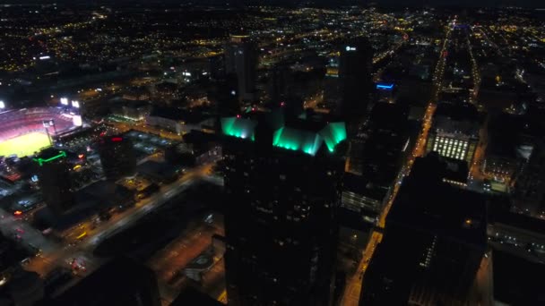 圣路易斯在密苏里州的空中视频 — 图库视频影像