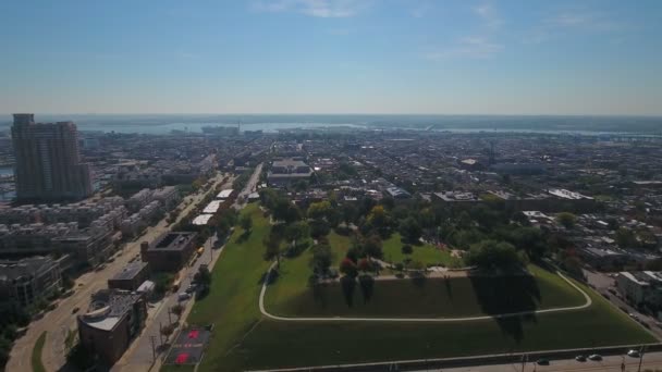 Vidéo Aérienne de Baltimore dans le Maryland .