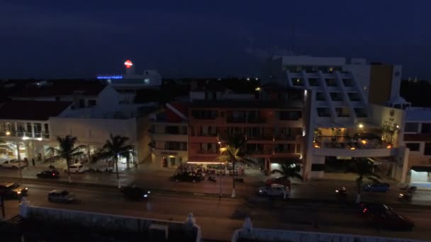 Luchtfoto Video Van Cozumel Mexico — Stockvideo