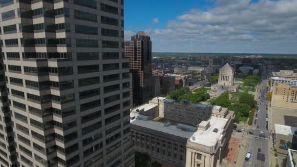 Aerial Video Indianapolis Indiana — Stockvideo
