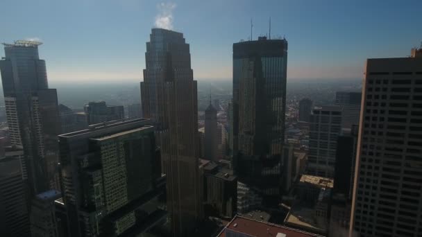 Luftbild Von Minneapolis Minnesota — Stockvideo