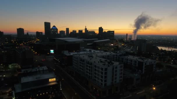 ミネソタ州セントポールの空撮 — ストック動画