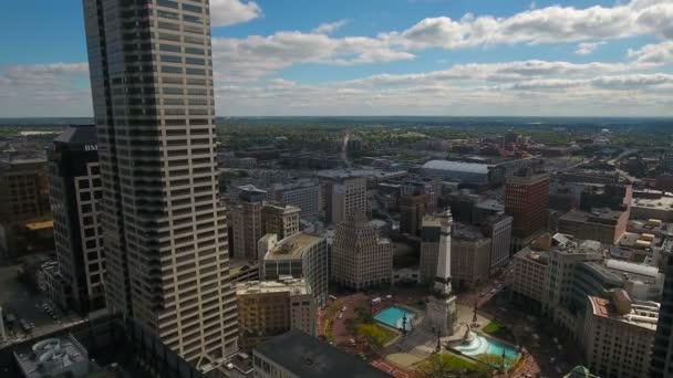 Lotnicze Wideo Indianapolis Stanie Indiana — Wideo stockowe