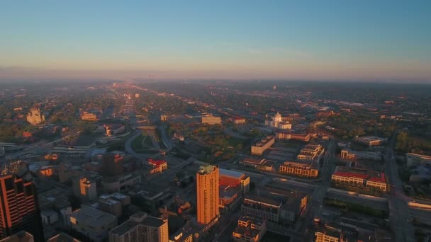 Vídeo Aéreo Saint Paul Minnesota — Vídeo de Stock