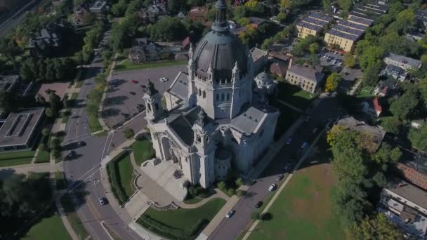 Vidéo aérienne de Saint Paul au Minnesota .