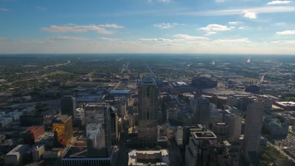 Aerial Video Indianapolis Indiana — Stock Video