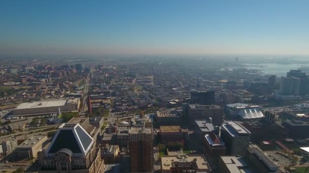 Vídeo Aéreo Baltimore Maryland — Vídeo de stock