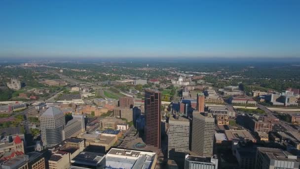 Aerial Video Saint Paul Minnesota — Stockvideo