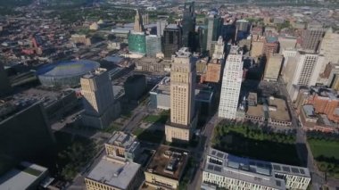 Kansas City 'nin Missouri' deki hava görüntüleri.