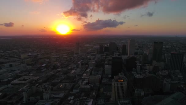 Luftbild Neuer Orleans Louisiana — Stockvideo