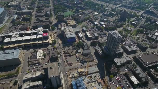 Vidéo aérienne de Minneapolis au Minnesota .