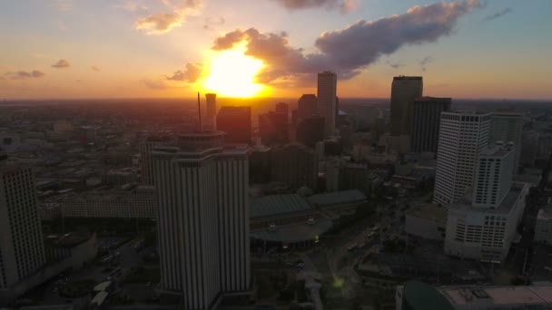 Vídeo Aéreo Nova Orleães Louisiana — Vídeo de Stock