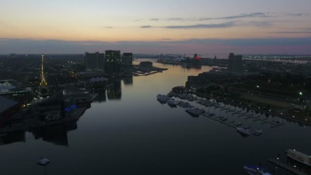 Aerial Video Baltimore Maryland — Stock Video