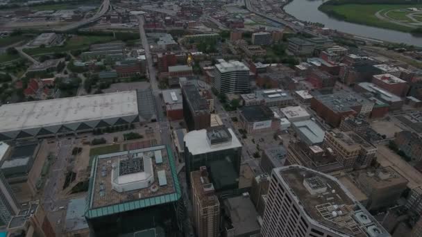 Vídeo Aéreo Kansas City Missouri — Vídeos de Stock