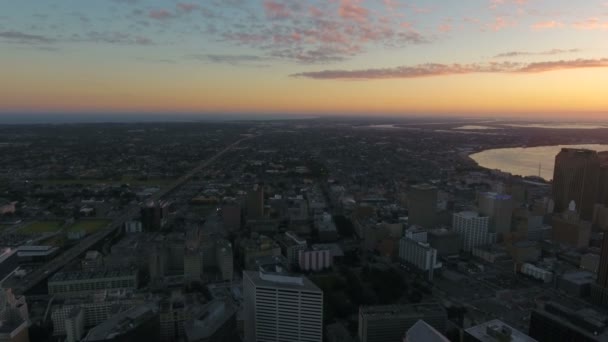 Aerial Video New Orleans Louisiana — Stock Video