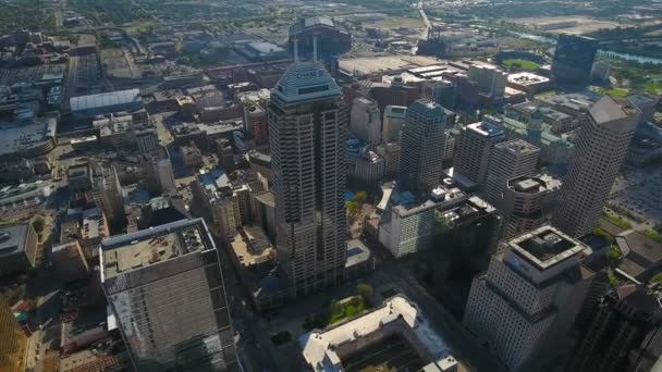 Lotnicze Wideo Indianapolis Stanie Indiana — Wideo stockowe