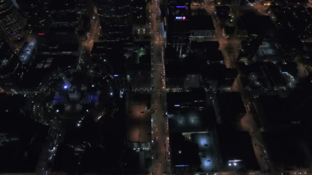 印第安纳波利斯的空中录影在印第安纳 — 图库视频影像