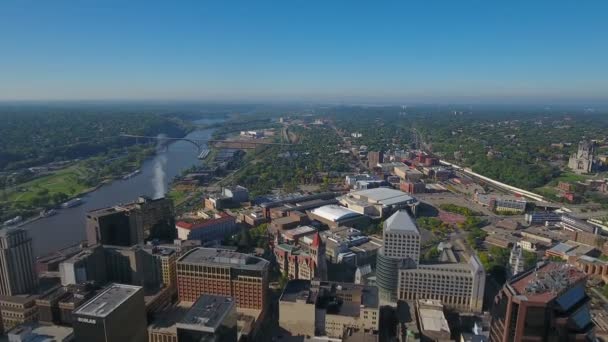 Aerial Video Saint Paul Minnesota — Stock Video
