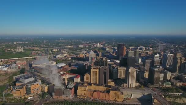 Vídeo Aéreo Saint Paul Minnesota — Vídeo de Stock