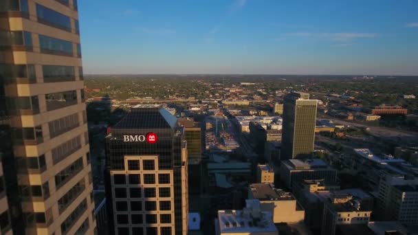 Aerial Video Indianapolis Indiana — Stockvideo