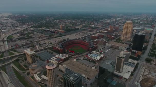 ミズーリ州のセントルイスの空撮 — ストック動画