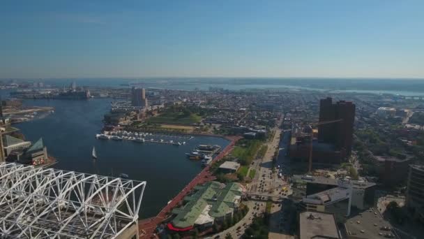 Aerial Video Baltimore Maryland — Stockvideo