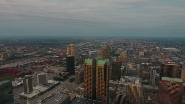 Aerial Video Louis Missouri — Stockvideo