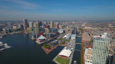 Maryland Baltimore hava video.