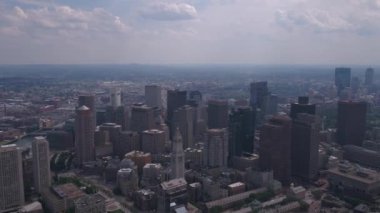 Downtown Boston güneşli bir hava video