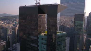 İlçesinde Gangnam Seoul güneşli bir hava video