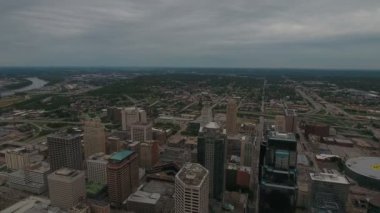 Kansas City 'nin Missouri' deki hava görüntüleri.