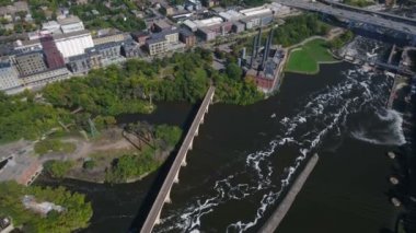 Minneapolis Minnesota hava video.