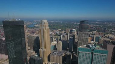 Minneapolis Minnesota hava video.