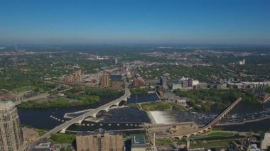 Minneapolis Minnesota hava video.