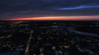 Kansas City 'nin Missouri' deki hava görüntüleri.