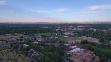 Şehir merkezindeki Boise Şehir güneşli bir hava Idaho.