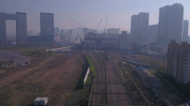 Seoul Korea Yongsan alanında hava video.