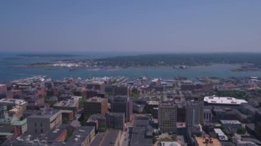 Şehir Portland güneşli bir hava video